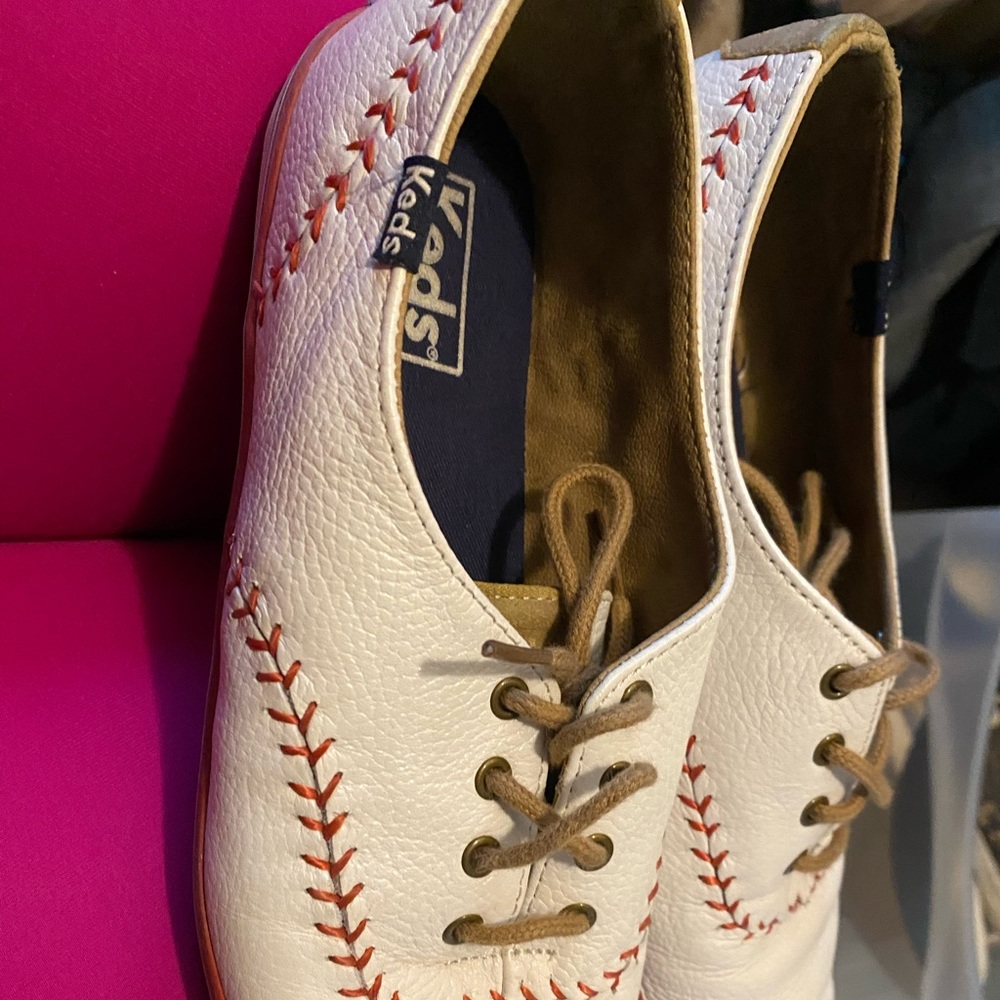 Keds - Leather Baseball Classic Shoes - 8.5